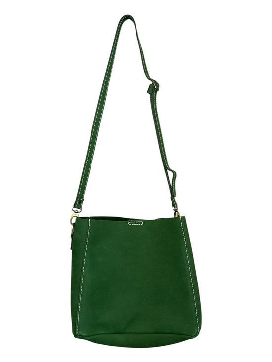 Portland Leather Handbags - Portland Leather Goods Butterfly Bucket Bag Succulent Green
